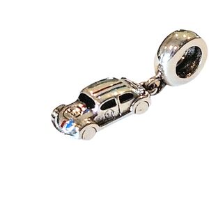 LINX Discontinued Sterling Silver Herby VW Beatle #53 Dangle Bracelet Charm